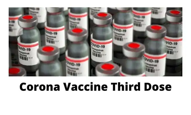Corona Vaccine Third Dose