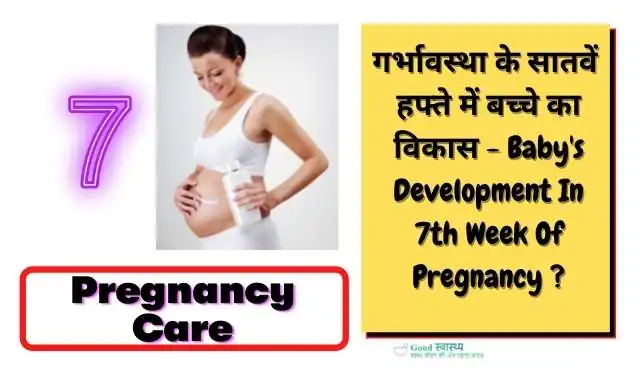 Baby'S Development In 7th Week Of Pregnancy 